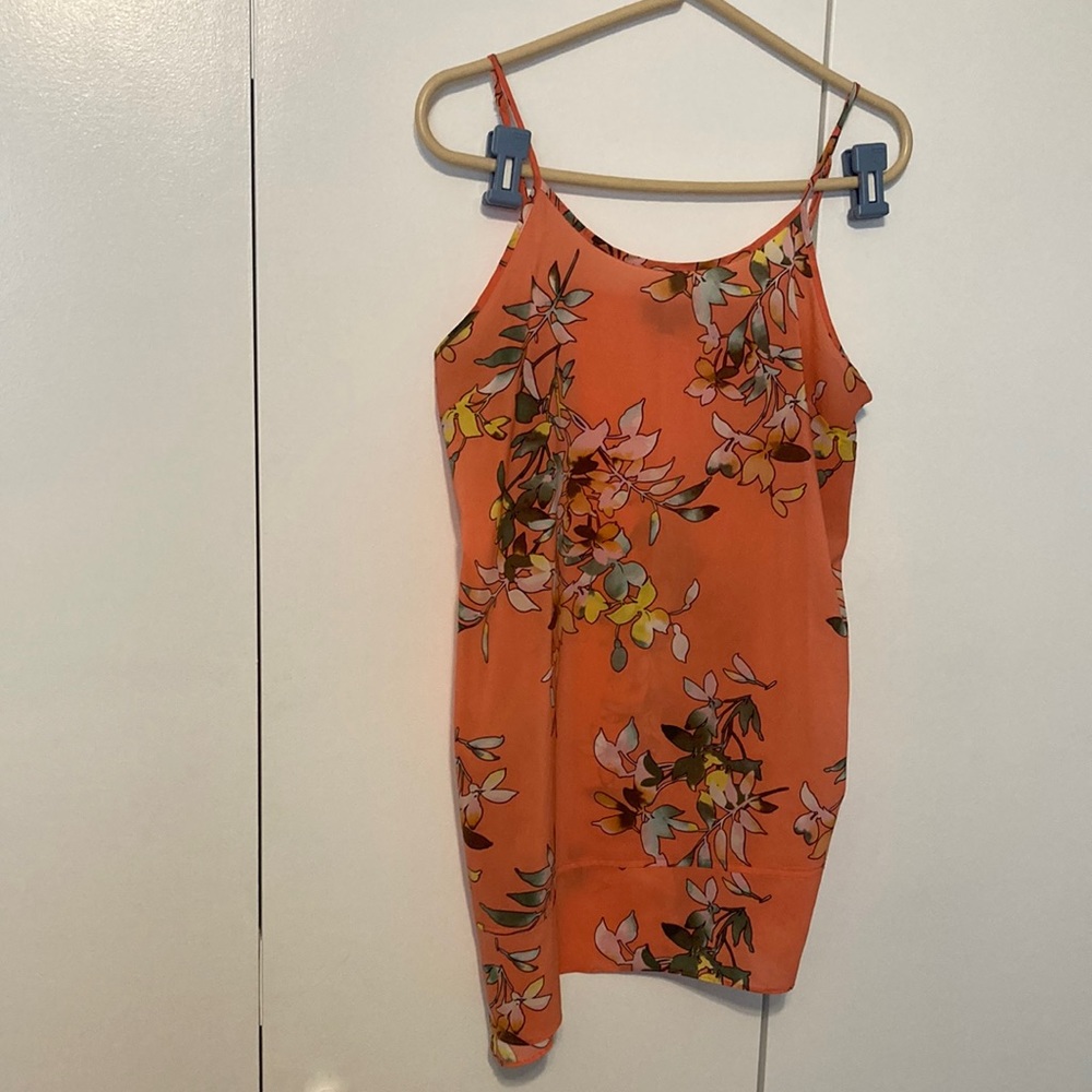 The Limited Women’s Size Small Orange Floral Color Camisole Top